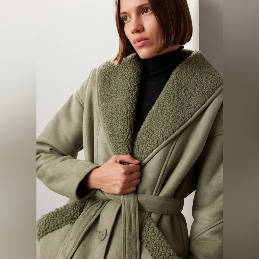 Love, Whit by Whitney Port Faux Leather Belted Jacket - Picture 3 of 11